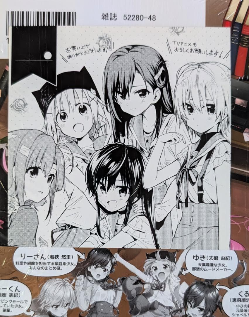 がっこうぐらし! 特典12点のみ comic zin イラストカード ペーパー