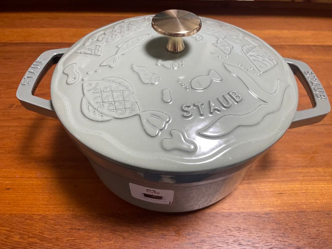 ストウブ　ミナペルホネン　ラウンド オーシャン　ユーカリ 20 cm