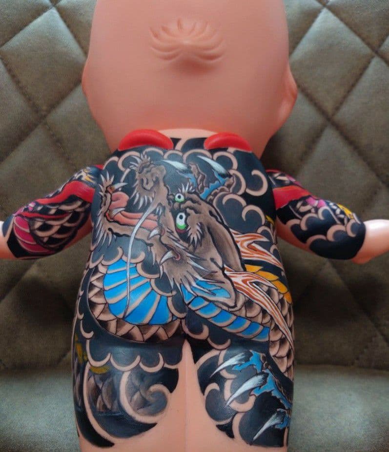 刺青 / TATTOO キュピー ハンドペイント JapaneseTATTOO