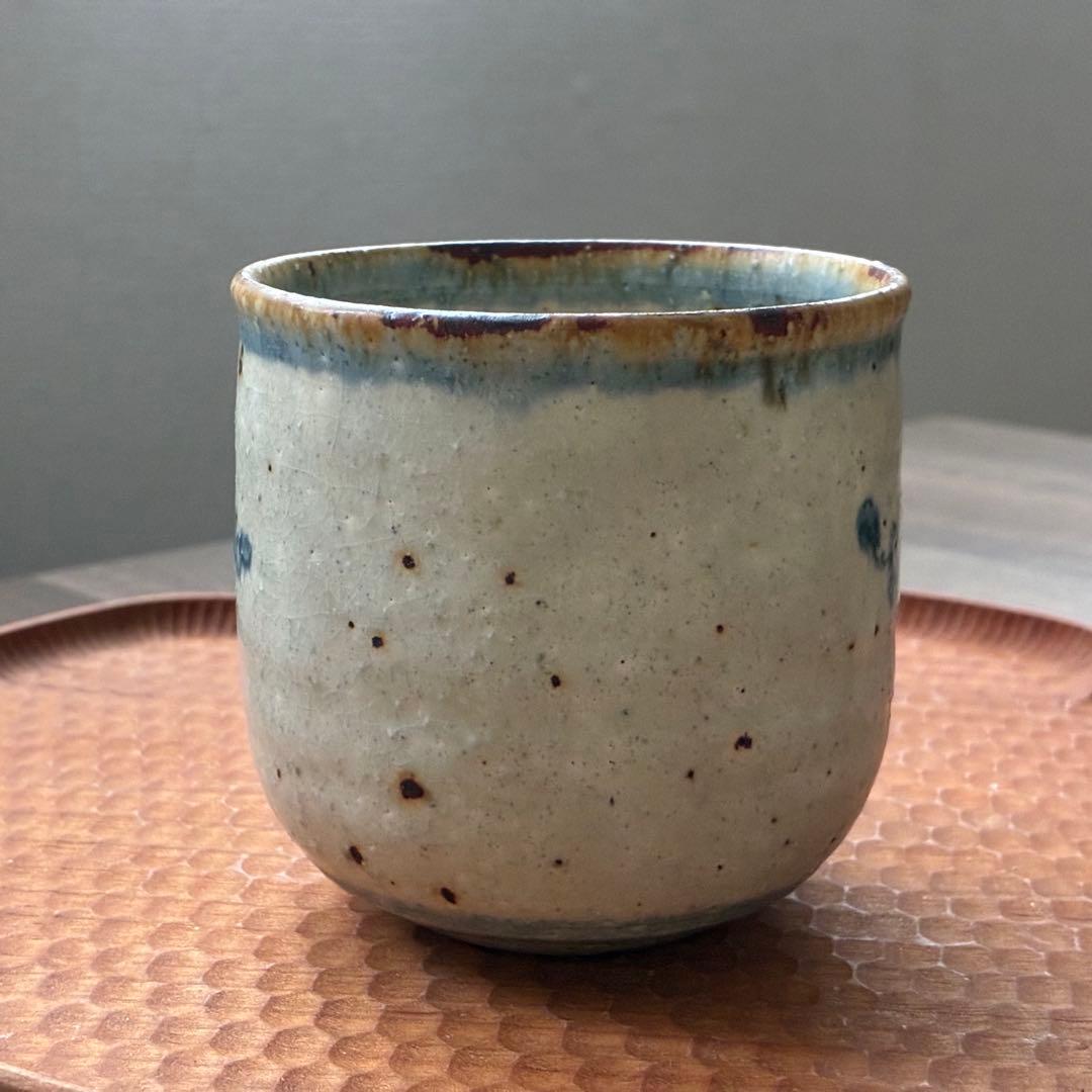 市野吉記さん（コウホ窯）安南手 丼＆湯呑みセット