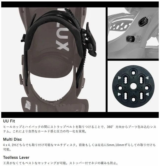 新品23-24FLUXフラックスDS MサイズアシンメトリーBLUE／OLIVE