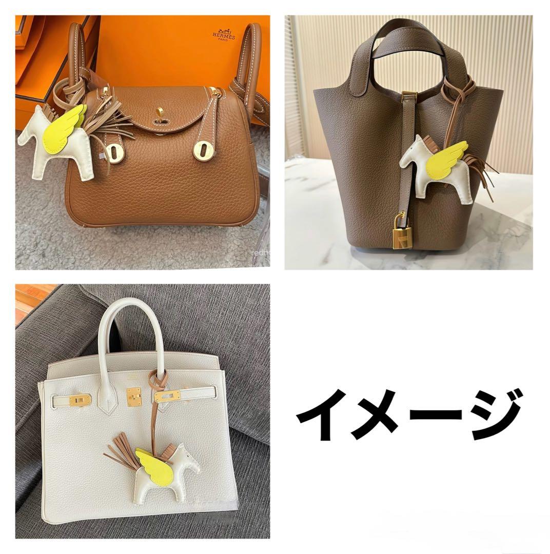 新品　HERMES エルメス　ペガサス pm チャーム