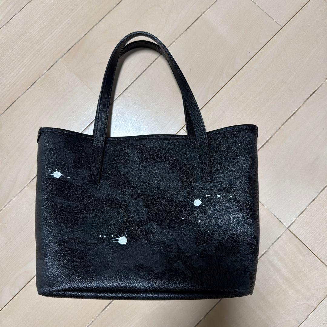 GENTIL bandit ハンドバッグ　ブラックカモ　トートバッグ