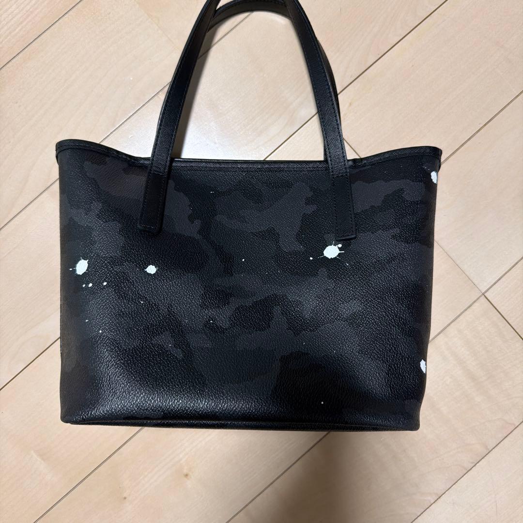 GENTIL bandit ハンドバッグ　ブラックカモ　トートバッグ