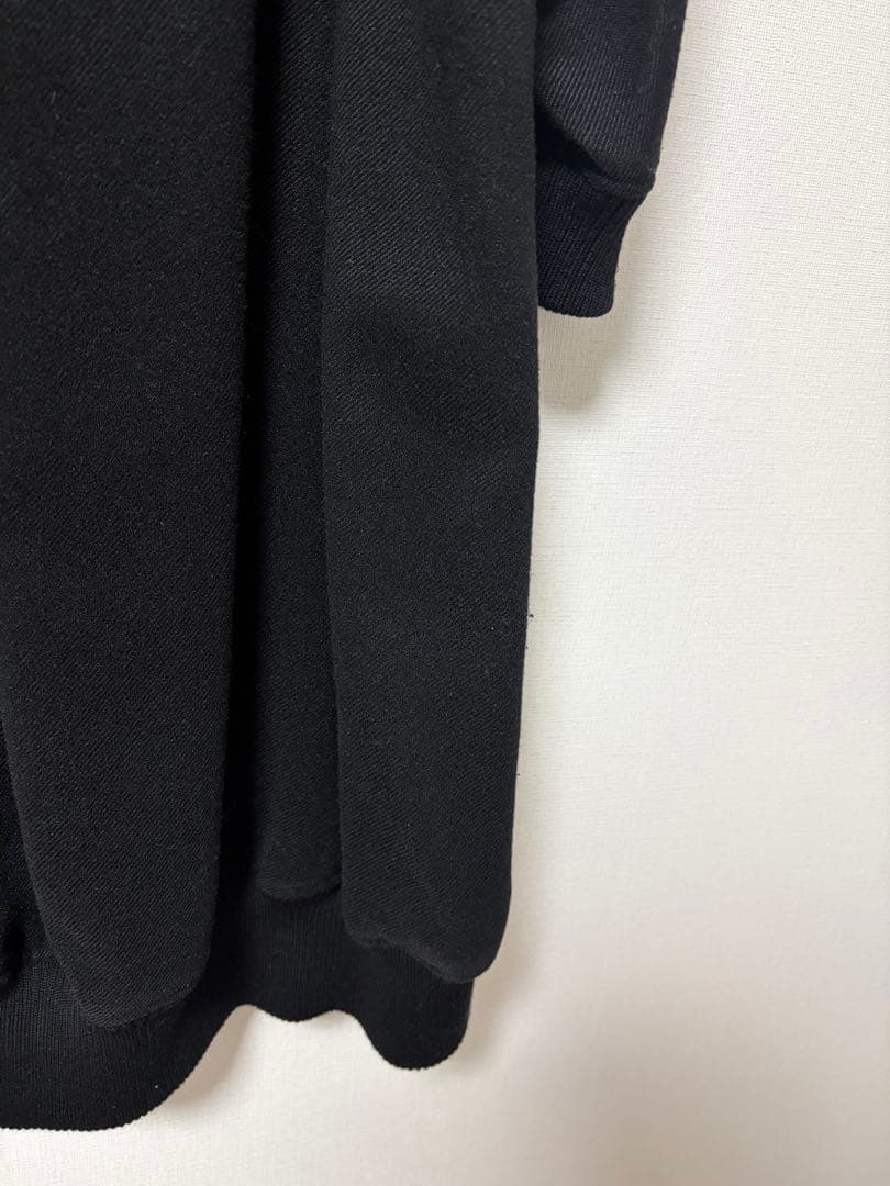 zucca ズッカ　ダブルジップコート　黒　ブラック