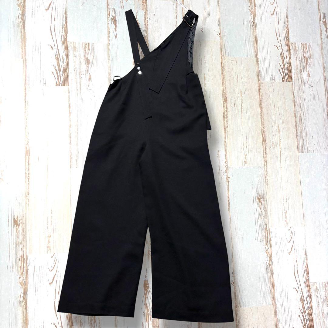 【入手困難】UN3D. アンスリード ワンショルダーオールインワン ブラック　S