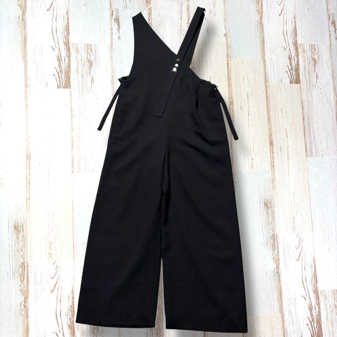 【入手困難】UN3D. アンスリード ワンショルダーオールインワン ブラック　S