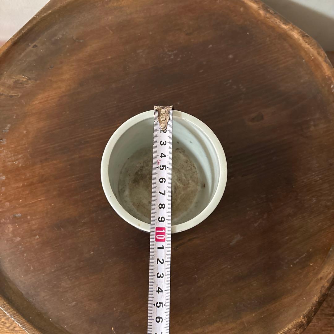 古伊万里染付　火入　江戸時代.明治　骨董品　アンティーク　古道具　白磁　李朝