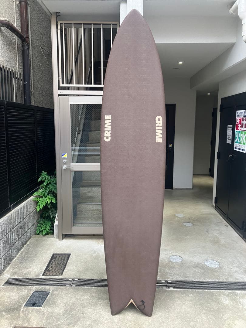 CRIME ロングフィッシュブラウン ベージュ