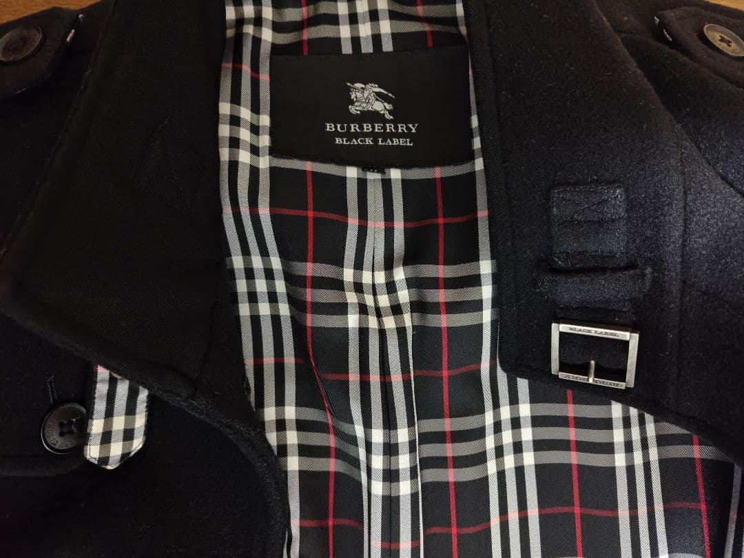 BURBERRY BLACK LABEL 黒トレンチコート