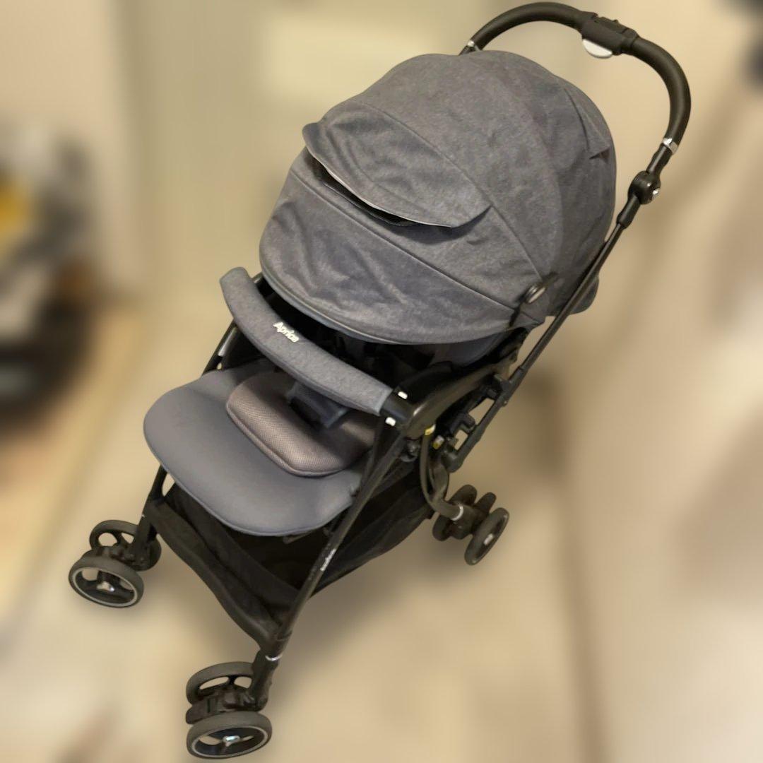 美品 Apricaラクーナビッテクッション アカチャンホンポ限定 A型ベビーカー