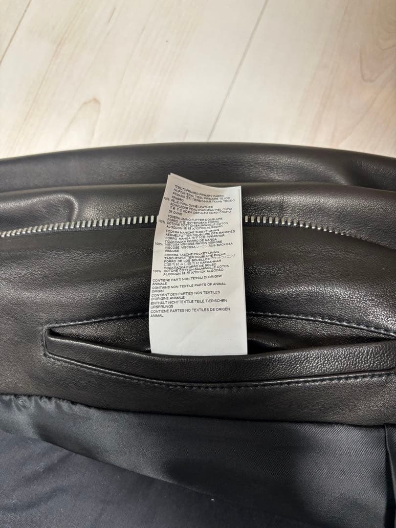 【値下げ】Maison Margiela 19AW ハの字 ライダース 黒 48