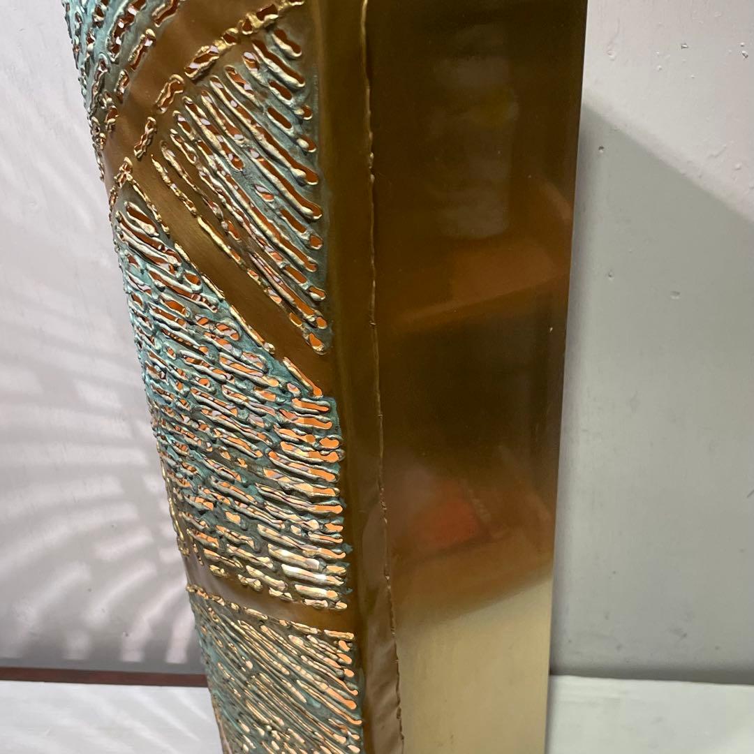 メタルアーティストAkiko Daté 2000 ランプ インテリア 希少