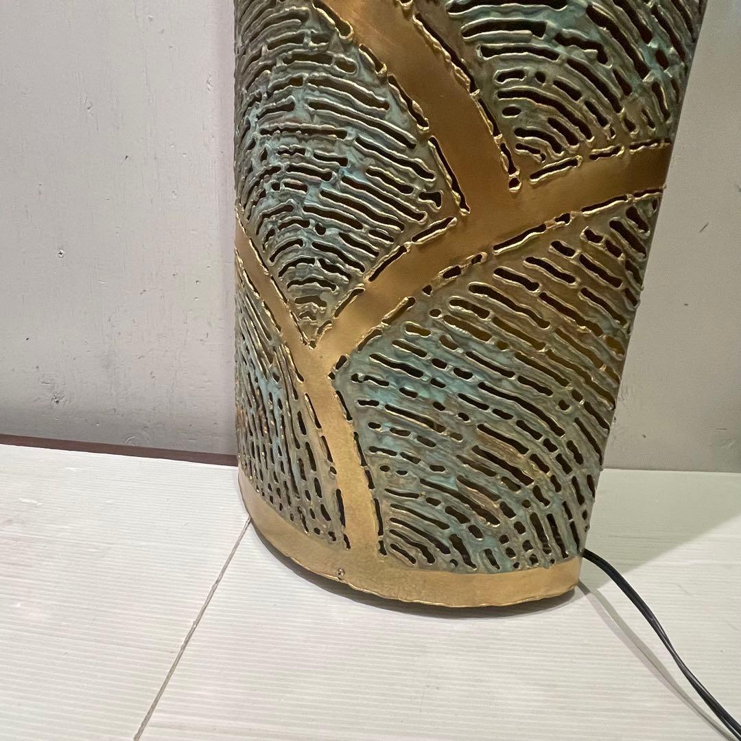 メタルアーティストAkiko Daté 2000 ランプ インテリア 希少