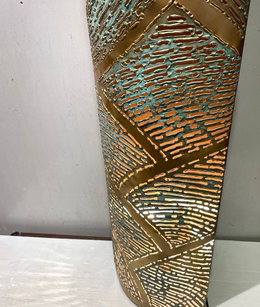 メタルアーティストAkiko Daté 2000 ランプ インテリア 希少