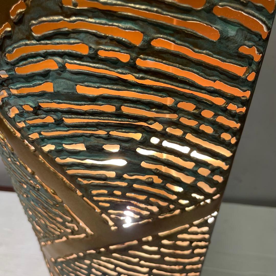 メタルアーティストAkiko Daté 2000 ランプ インテリア 希少