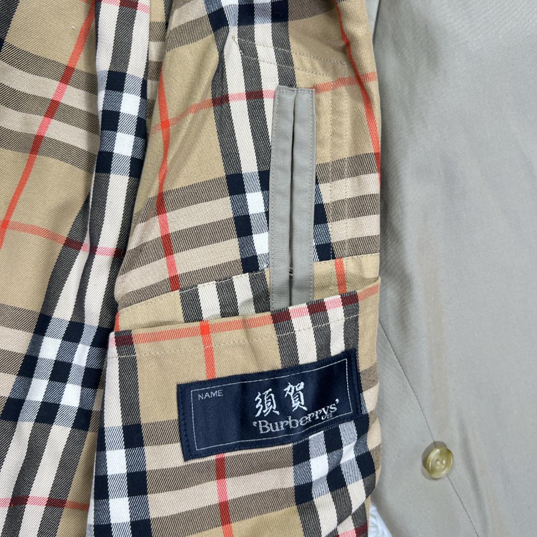 Burberrys ステンカラーコート ベージュ L相当 ノバチェック