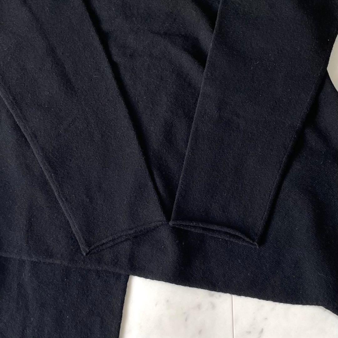 クリーニング済✨ヨーガンレール✨アシメントリートップス ウール100 黒 M