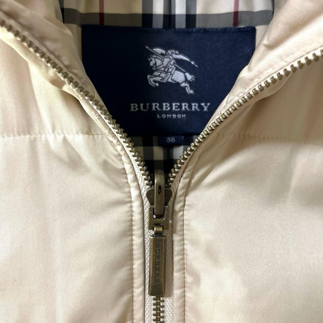 BURBERRY バーバリーロンドン 中綿ダウンベスト ノバチェック 38 美品