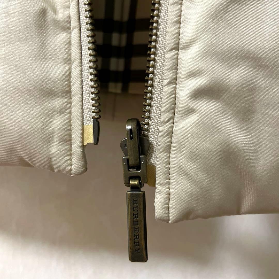 BURBERRY バーバリーロンドン 中綿ダウンベスト ノバチェック 38 美品
