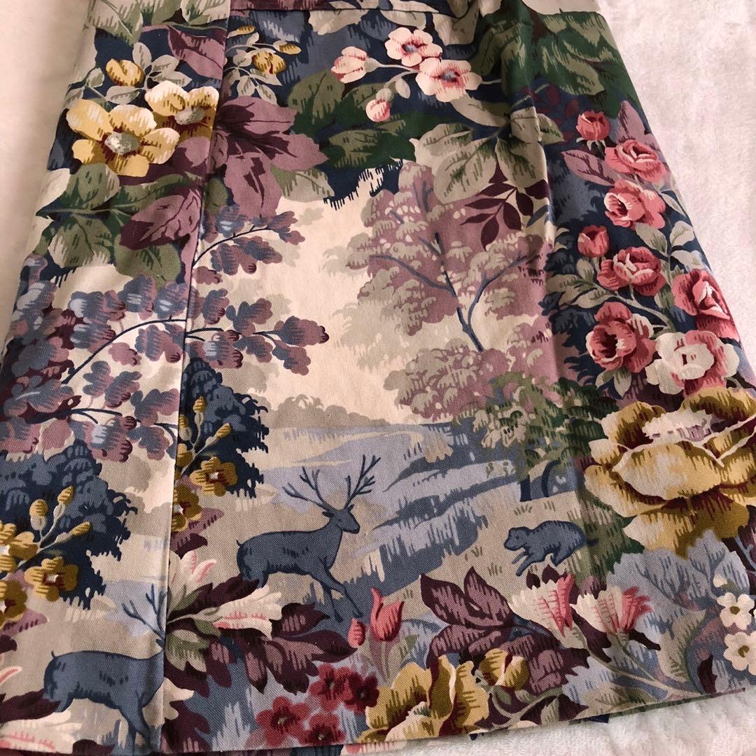 vintage♡70s♡ヴィンテージ♡花柄♡エプロンドレス