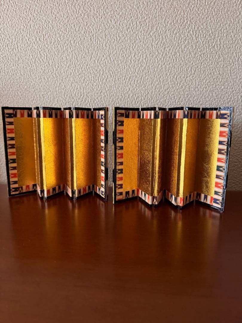 【未使用】木目込み真多呂 雛人形 親王飾り