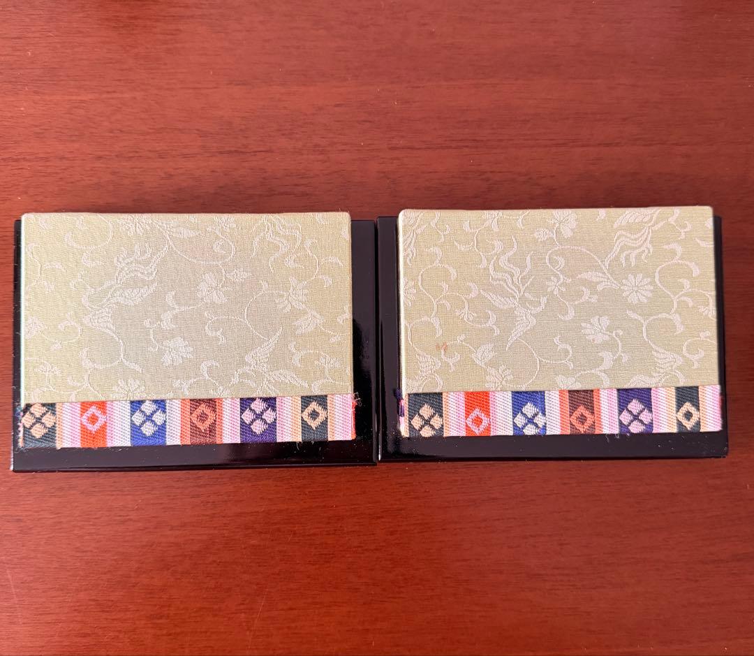 【未使用】木目込み真多呂 雛人形 親王飾り