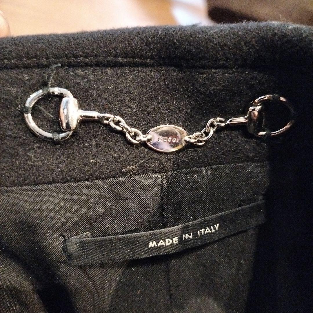 GUCCI グッチ ブラック チェスターコート レディース　36