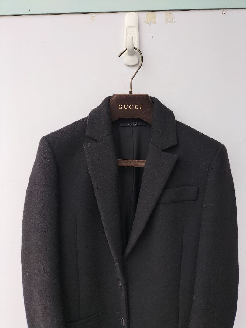 GUCCI グッチ ブラック チェスターコート レディース　36