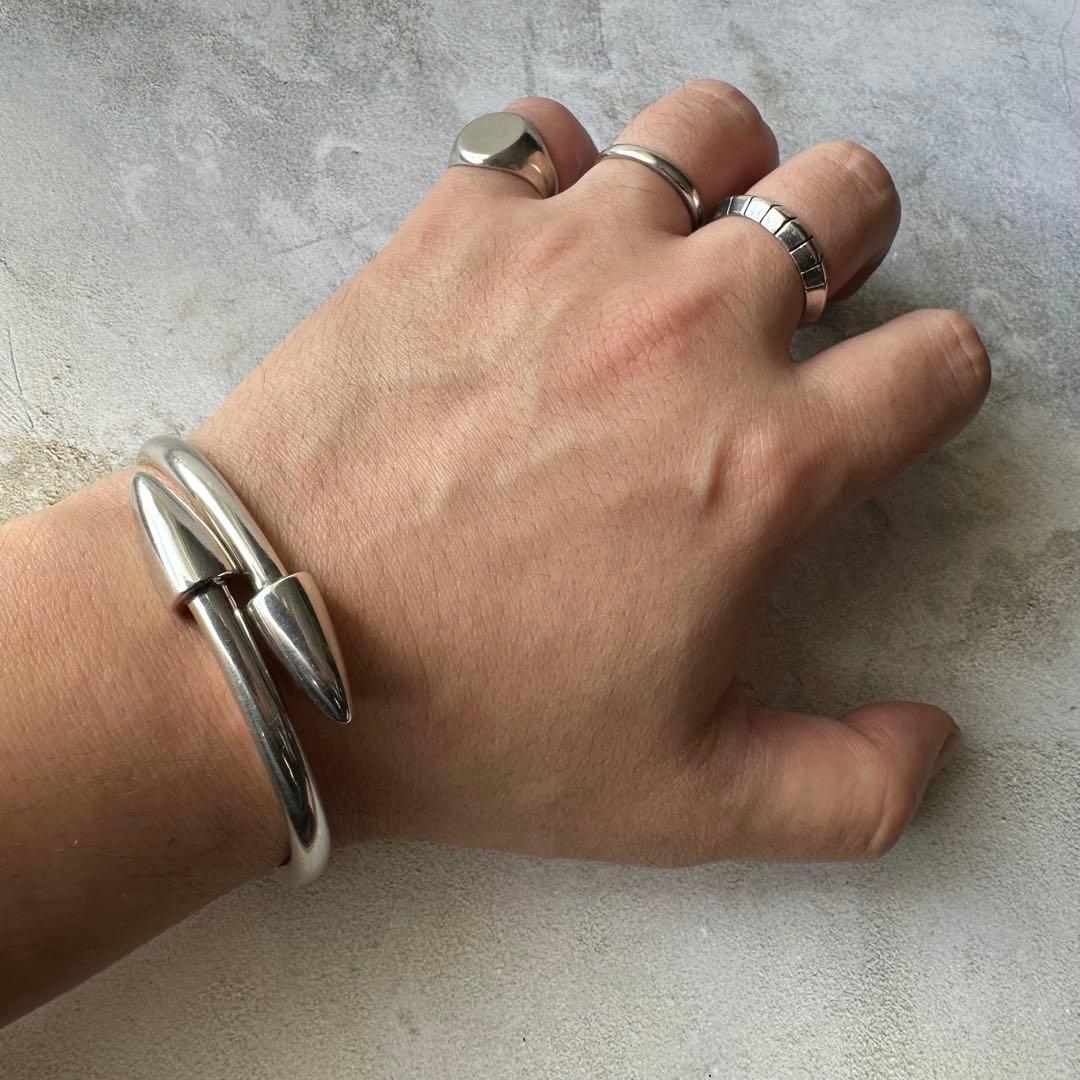 ヴィンテージ バレットモダンブレスレット シルバー925 メキシコ製