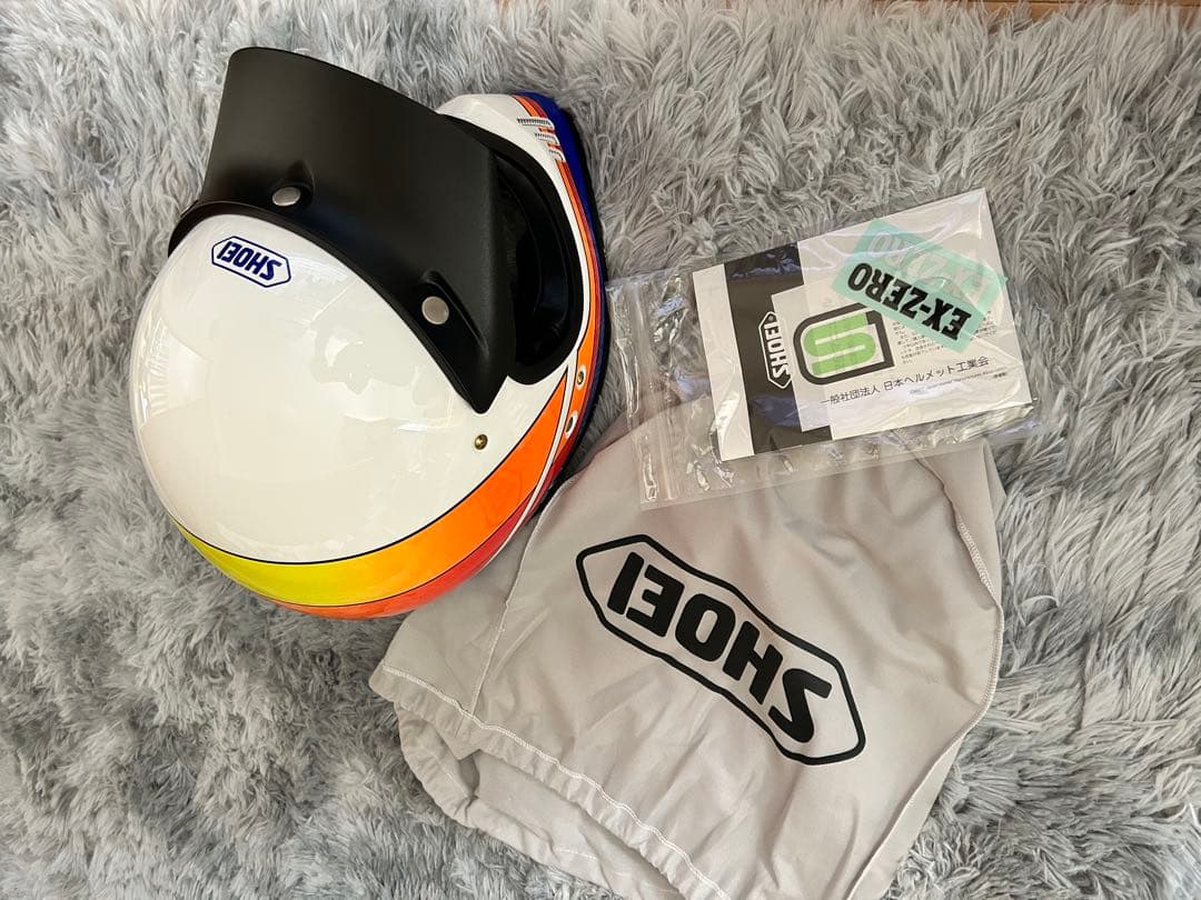 m*m様 SHOEI フルフェイスヘルメット ホワイト・オレンジ・ブルー