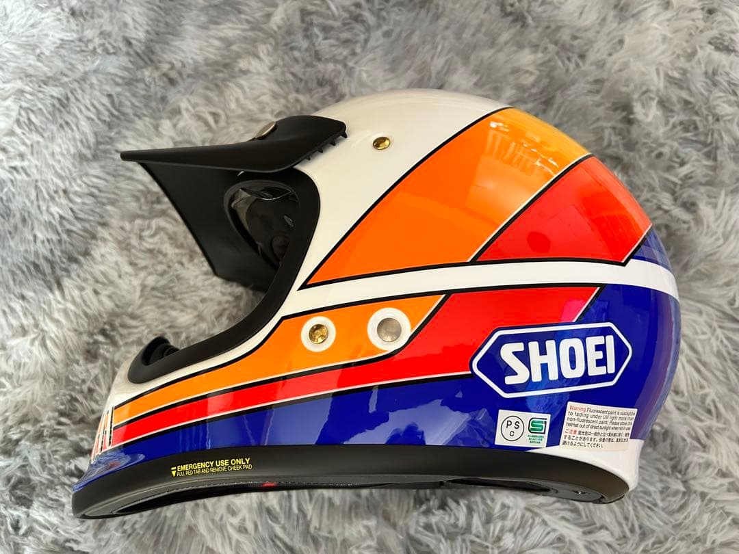 m*m様 SHOEI フルフェイスヘルメット ホワイト・オレンジ・ブルー