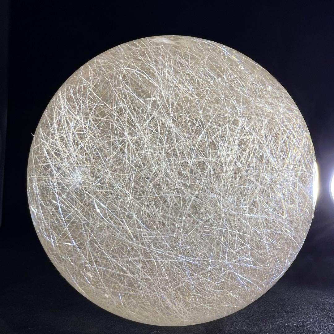 ☆激煌☆美宝珠☆極上別格品☆レインボー ルチル ゴールド シルバー 丸玉 天然石