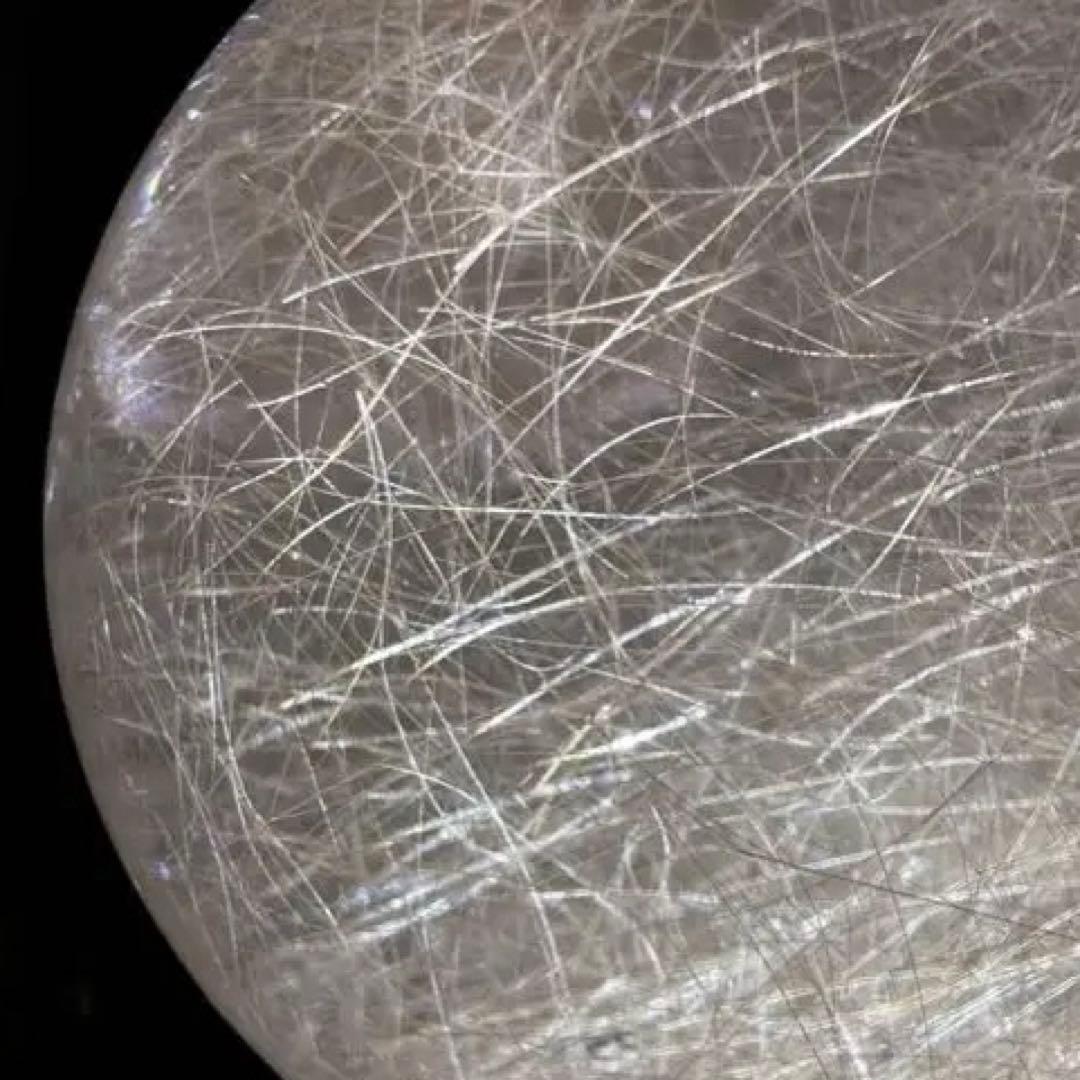 ☆激煌☆美宝珠☆極上別格品☆レインボー ルチル ゴールド シルバー 丸玉 天然石