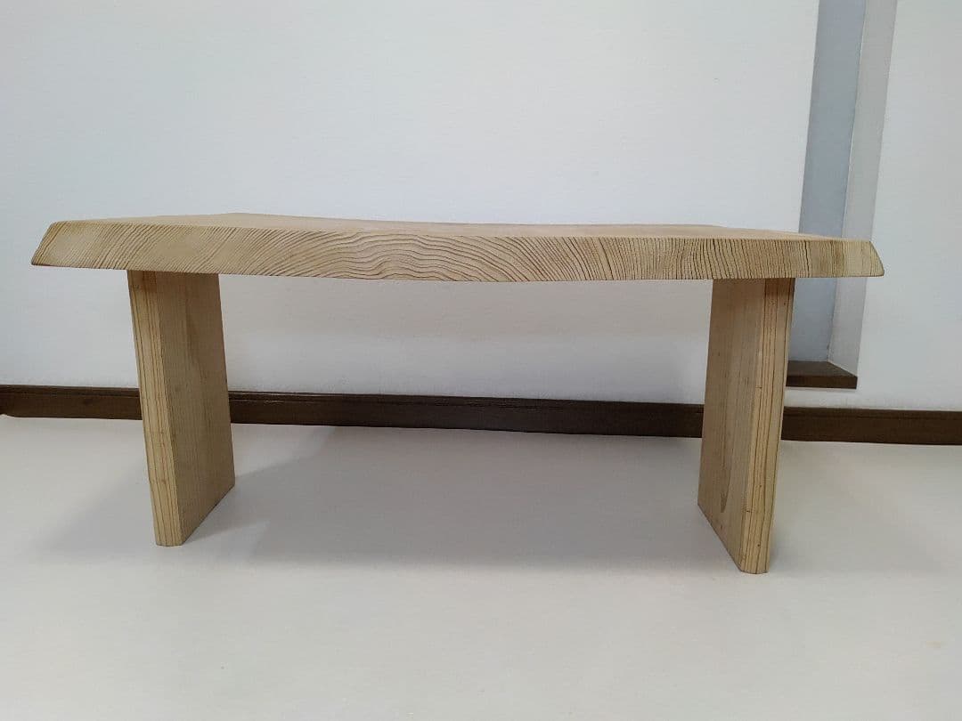 紀州杉 1枚板 ローテーブル サイドテーブル 木種証明書 天然木 送料無料