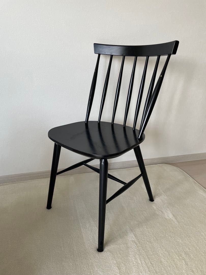 アクタス エリザ ダイニングチェア 黒