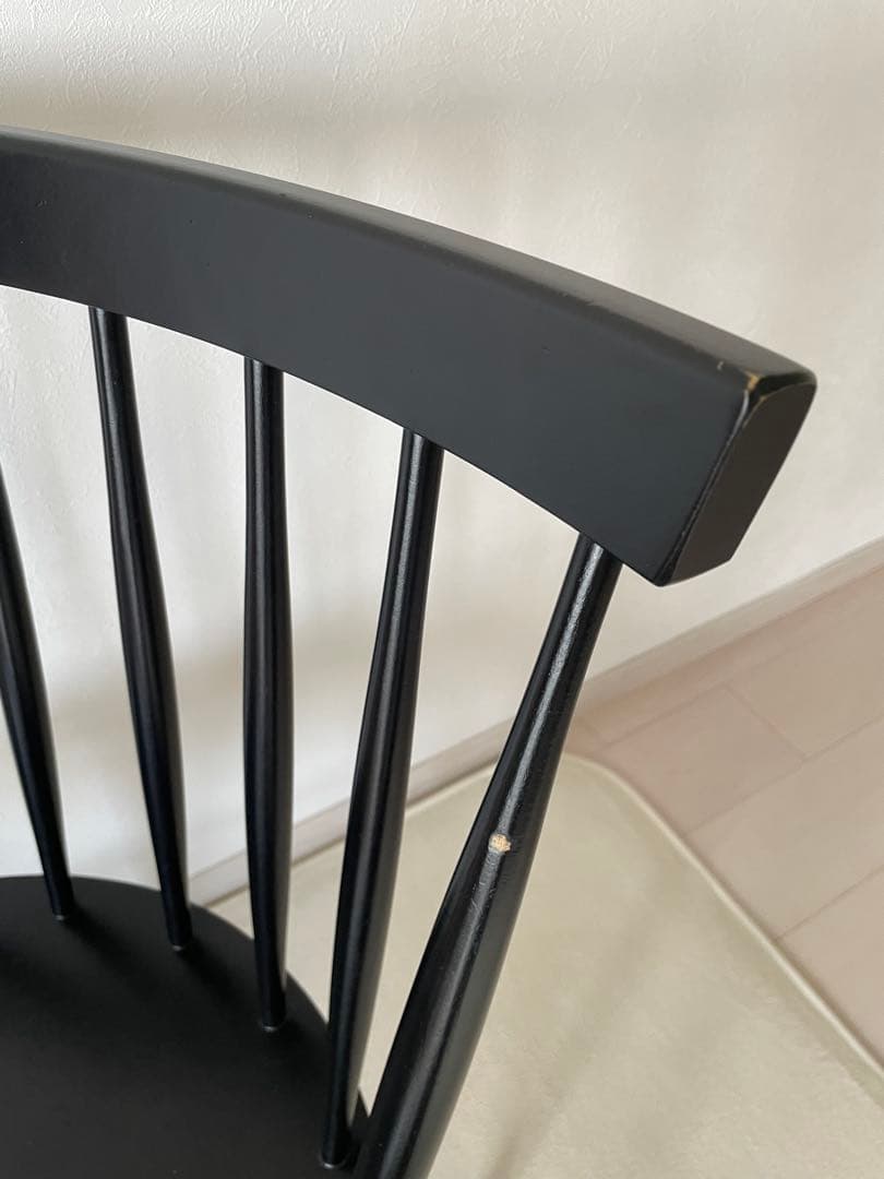 アクタス エリザ ダイニングチェア 黒