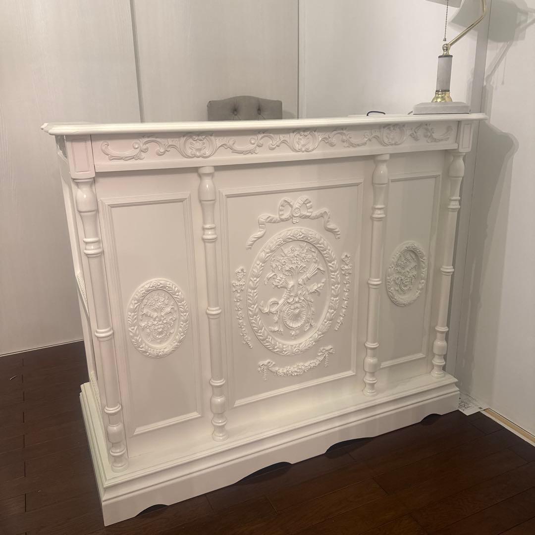 ロココ調アンティークレジカウンター1.2M