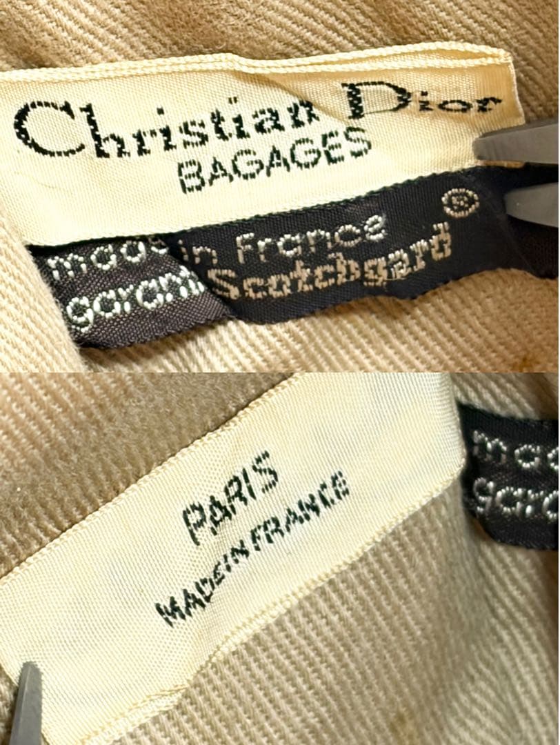 【希少】クリスチャンディオール トロッター ボストンバッグ ネイビー