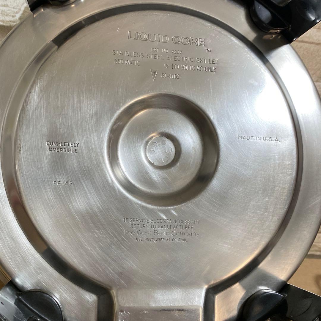 ロイヤルクイーン　IH対応品の大フライパン＆浅型電気フライパン鍋兼用蓋１枚