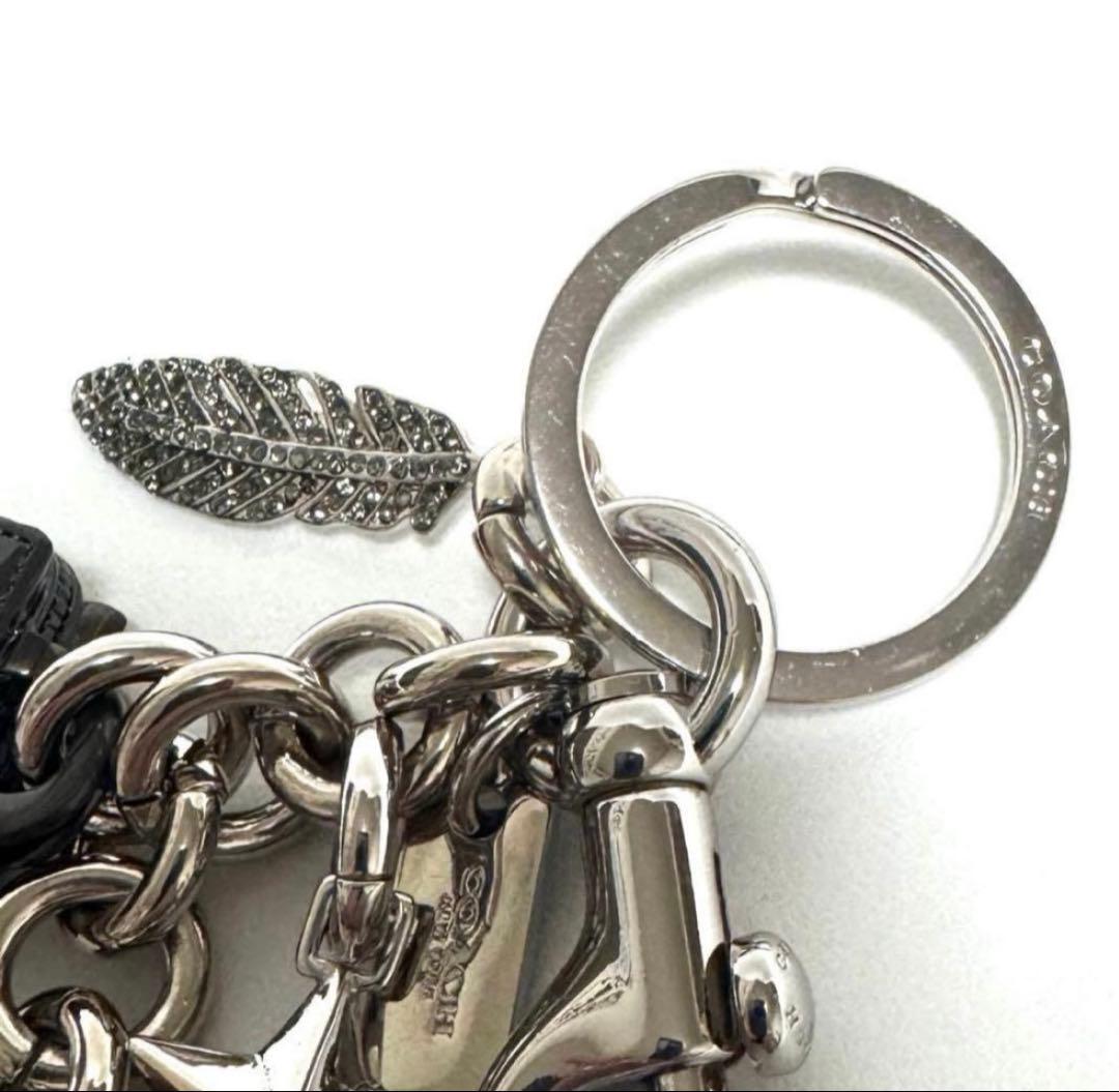 ❤️COACH バッグチャーム キーリング レキシーティーローズ