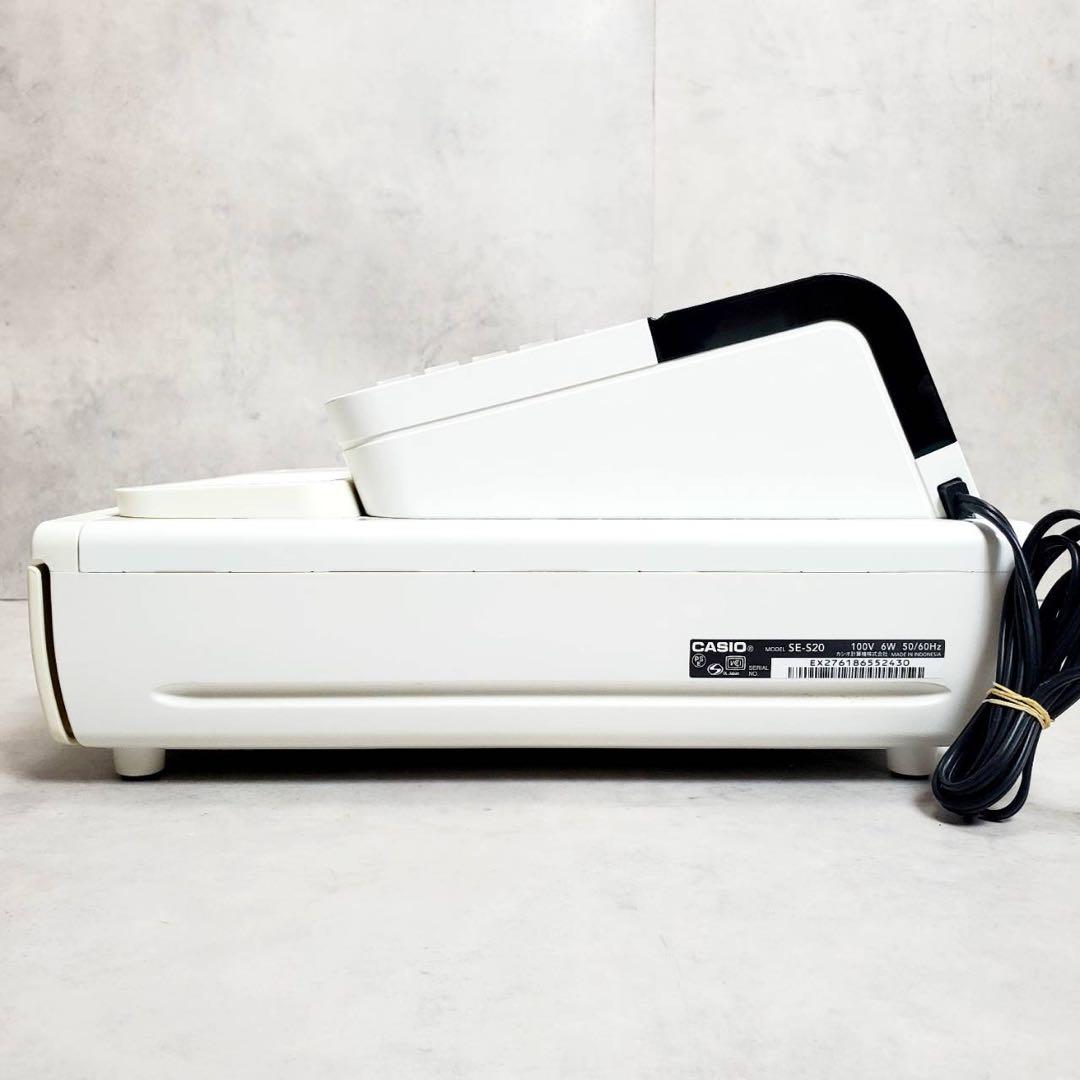【動作良好】CASIO カシオ 電子レジスター SE-S20 ドロアー鍵なし