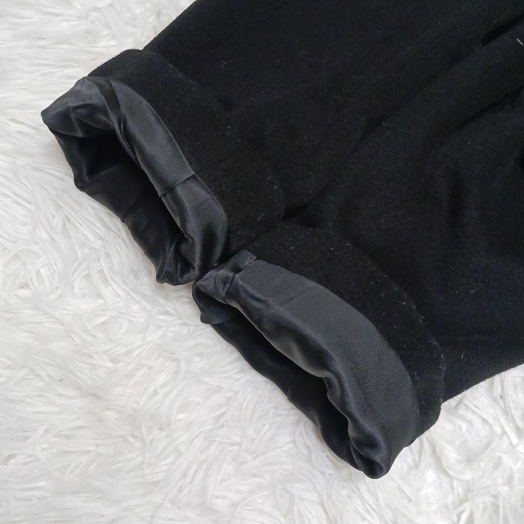 ✨美品✨オールドイングランド　カシミヤ混コート マキシ丈　ブラック　36