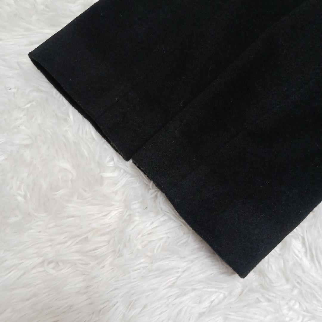 ✨美品✨オールドイングランド　カシミヤ混コート マキシ丈　ブラック　36