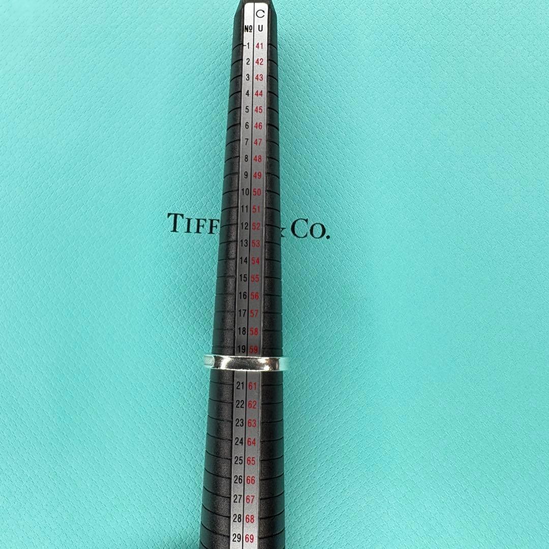 【美品】約19号 ティファニー Tiffany ナロー 1837リングSV925