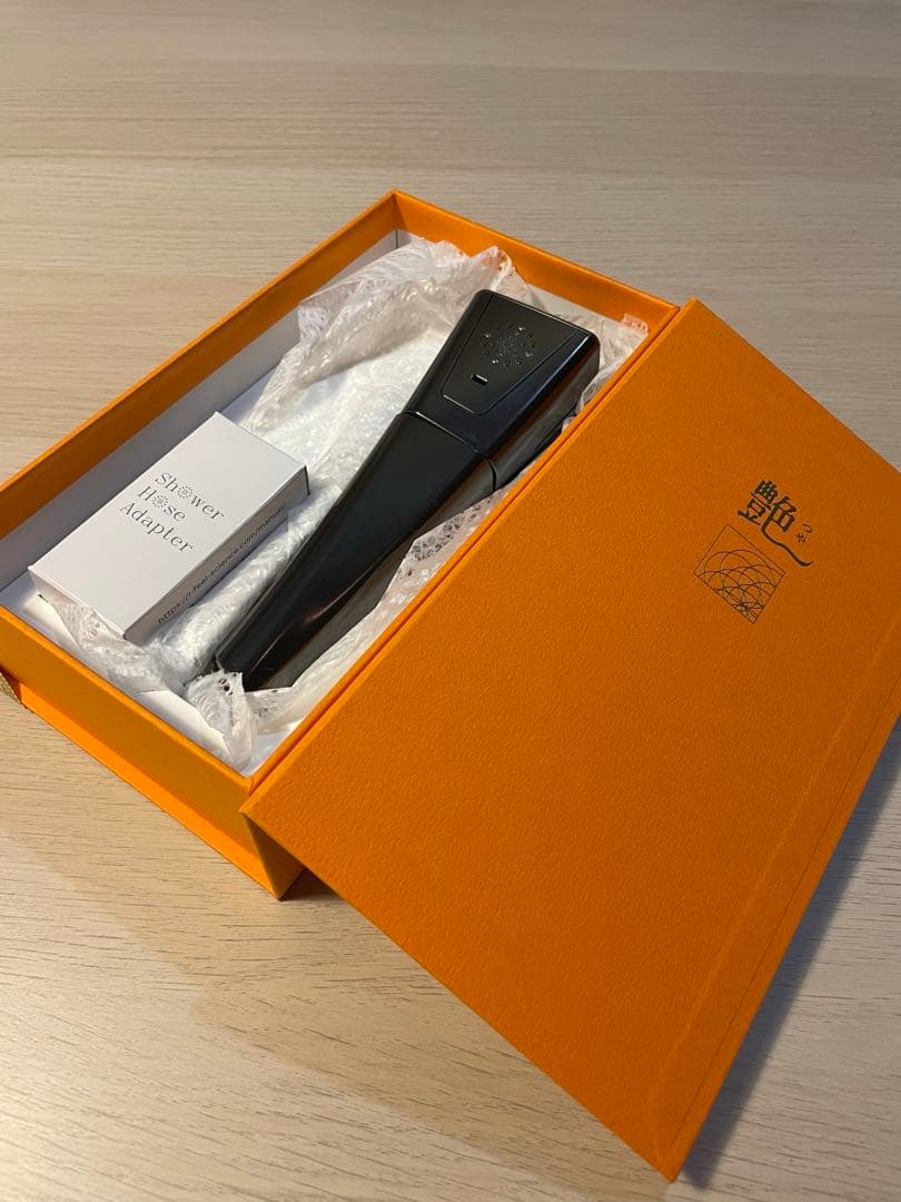 ミラブル艶　ブラックシャワーヘッド