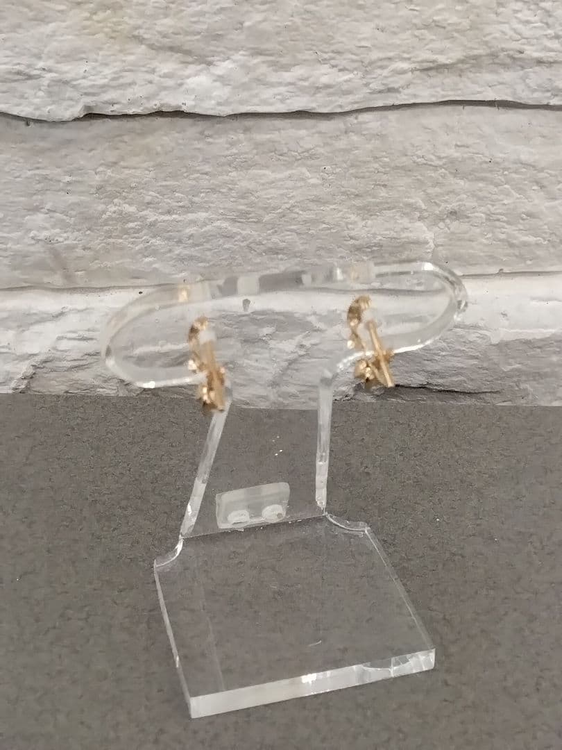 K18PG地金ピアス　　　　中古品