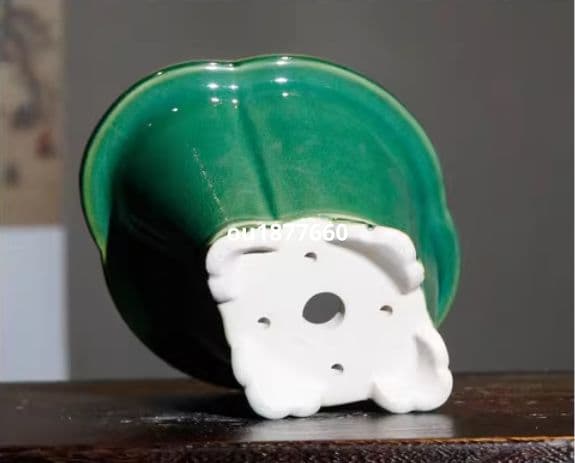 盆栽鉢 青磁鉢 山野草鉢 多肉植物 植木鉢 小品大品盆栽鉢 陶器鉢置物