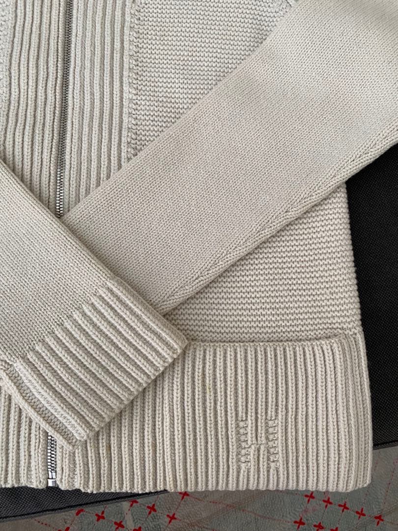 エルメス ジッパー付きニットセーター