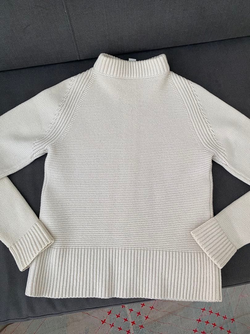 エルメス ジッパー付きニットセーター